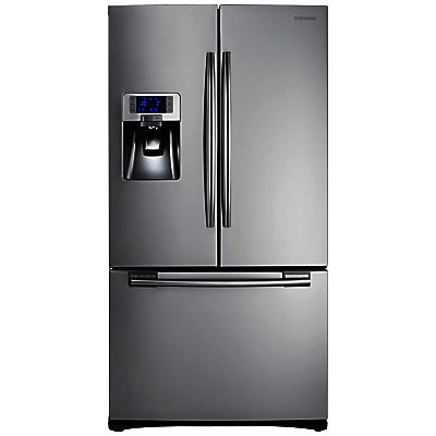 Samsung RFG23UERS 3-Door Fridge Freezer, Stainless Steel